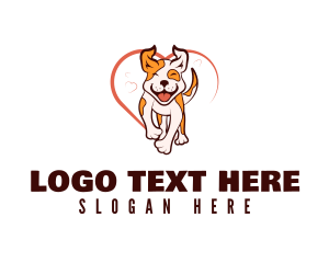 Grooming - Playful Dog Veterinary logo design