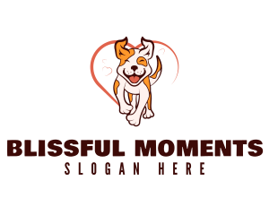 Joy - Playful Dog Veterinary logo design