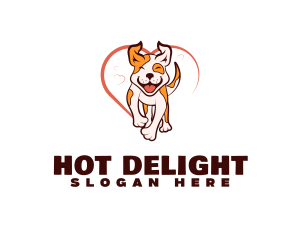 Playful Dog Veterinary logo design