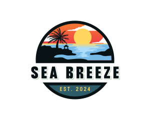 Resort Beach Vacation logo design