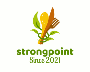 Cooking - Vegetarian Meal Diner logo design