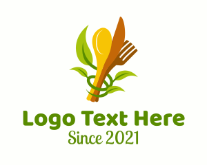 Vegetarian - Vegetarian Meal Diner logo design