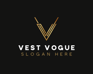 Luxury Modern  Letter V logo design