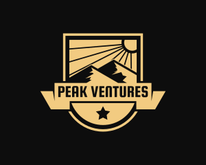 Mountain Peak Travel  logo design