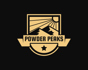 Mountain Peak Travel  logo design