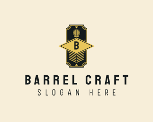 Barrel - Whiskey Liquor Barrel logo design