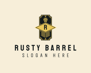 Whiskey Liquor Barrel logo design