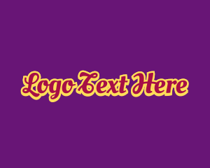 Script - Quirky Funky Business logo design