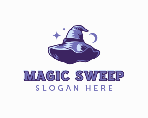 Magical Witch Hat logo design