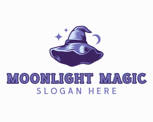 Magical Witch Hat logo design