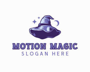 Magical Witch Hat logo design