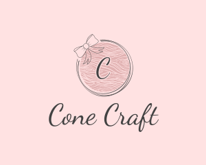 Beauty Feminine Ribbon Cosmetics logo design