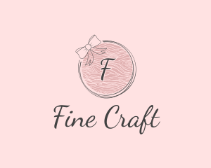 Beauty Feminine Ribbon Cosmetics logo design