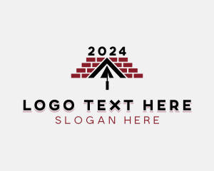 Brick - Brickwork Masonry Trowel logo design