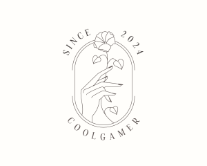 Mindfulness - Flower Hand Spa logo design