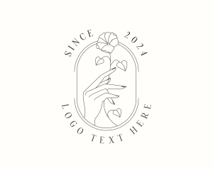 Decorator - Flower Hand Spa logo design