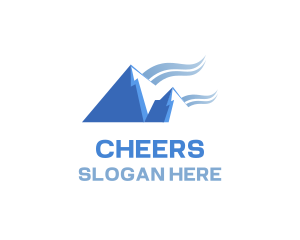 Blue Mountain Swoosh Logo