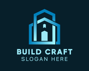 House Building Architecture logo design