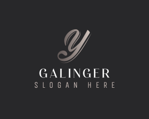 Lettering - Elegant Salon Letter Y logo design