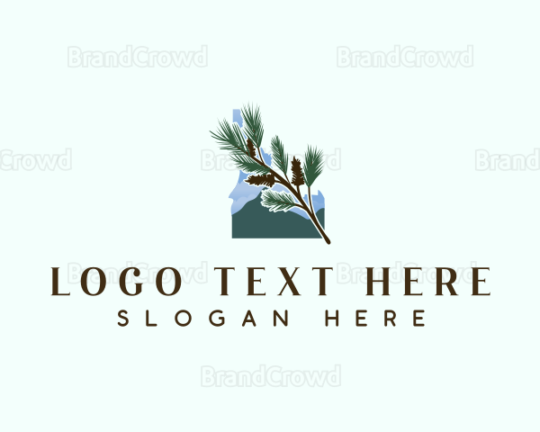 Idaho Pine Branch Logging Logo