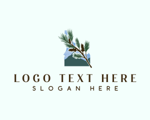 Conservation - Idaho Pine Branch Logging logo design