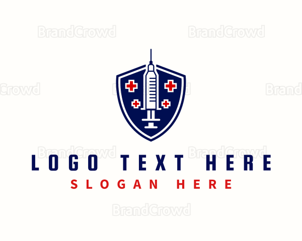 Shield Syringe Healthcare Logo