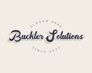 Generic Script Business logo design