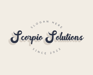 Generic Script Business logo design