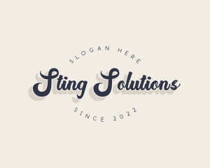 Generic Script Business logo design