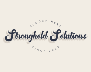 Generic Script Business logo design