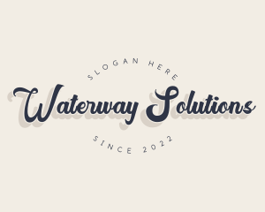 Generic Script Business logo design