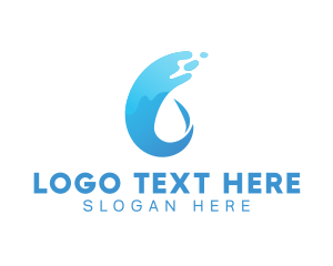 Ocean - Liquid Water Flow logo design