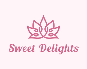 Pink Lotus Relaxation logo design