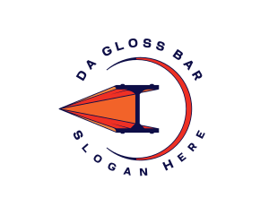 Steel Bar Construction logo design