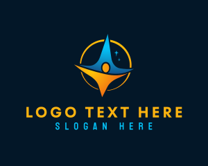 Volunteer - Community Star Organization logo design