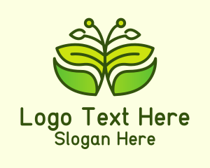 Fancy Flower Plant Logo