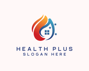 Hot - Hot Cold House logo design