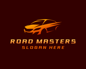 Driving - Car Race Driving logo design