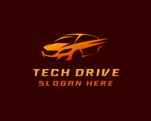 Car Race Driving logo design