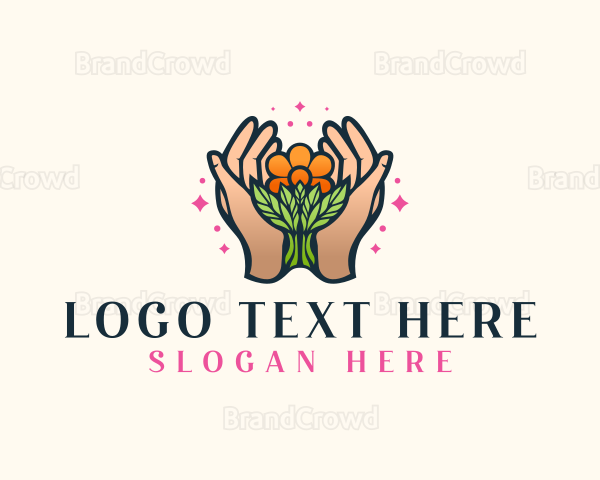 Organic Floral Gardening Logo