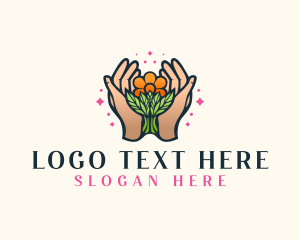 Floral - Organic Floral Gardening logo design