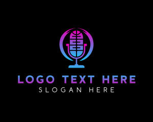 Radio - Radio DJ Podcasting logo design