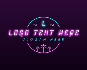 Lifestyle - Neon Nightclub Bar logo design