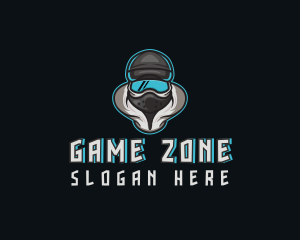 Snowboarding Gaming Mask logo design