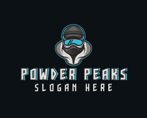 Snowboarding - Snowboarding Gaming Mask logo design