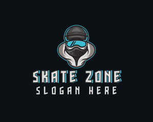 Snowboarding Gaming Mask logo design