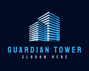 City Building Tower logo design