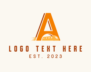 Travel Agency - Subway Train Letter A logo design