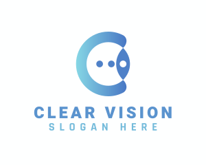 Ophthalmologist - Modern Eye Letter C logo design