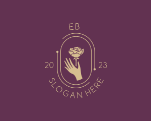 Rose Flower Spa logo design